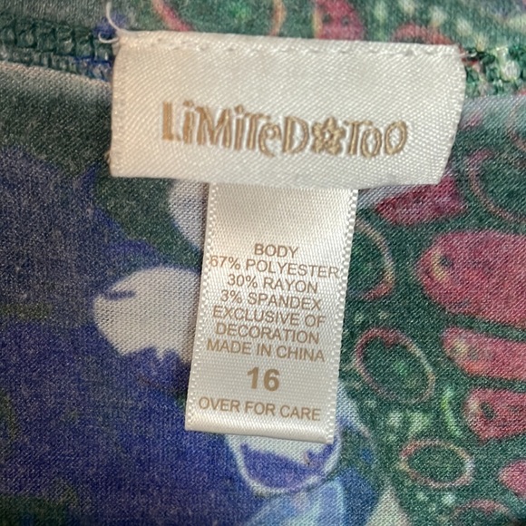 Limited Too “Love” dress girls size 16 - Picture 5 of 12